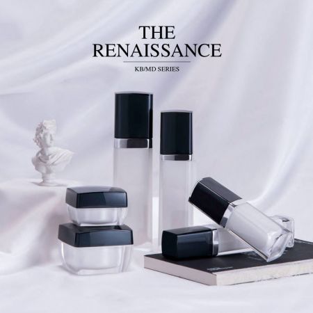 The Renaissance (บรรจุภัณฑ์เครื่องสำอางและผลิตภัณฑ์บำรุงผิว Square Acrylic Luxury)