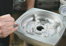 investment casting process step 19 - OQC