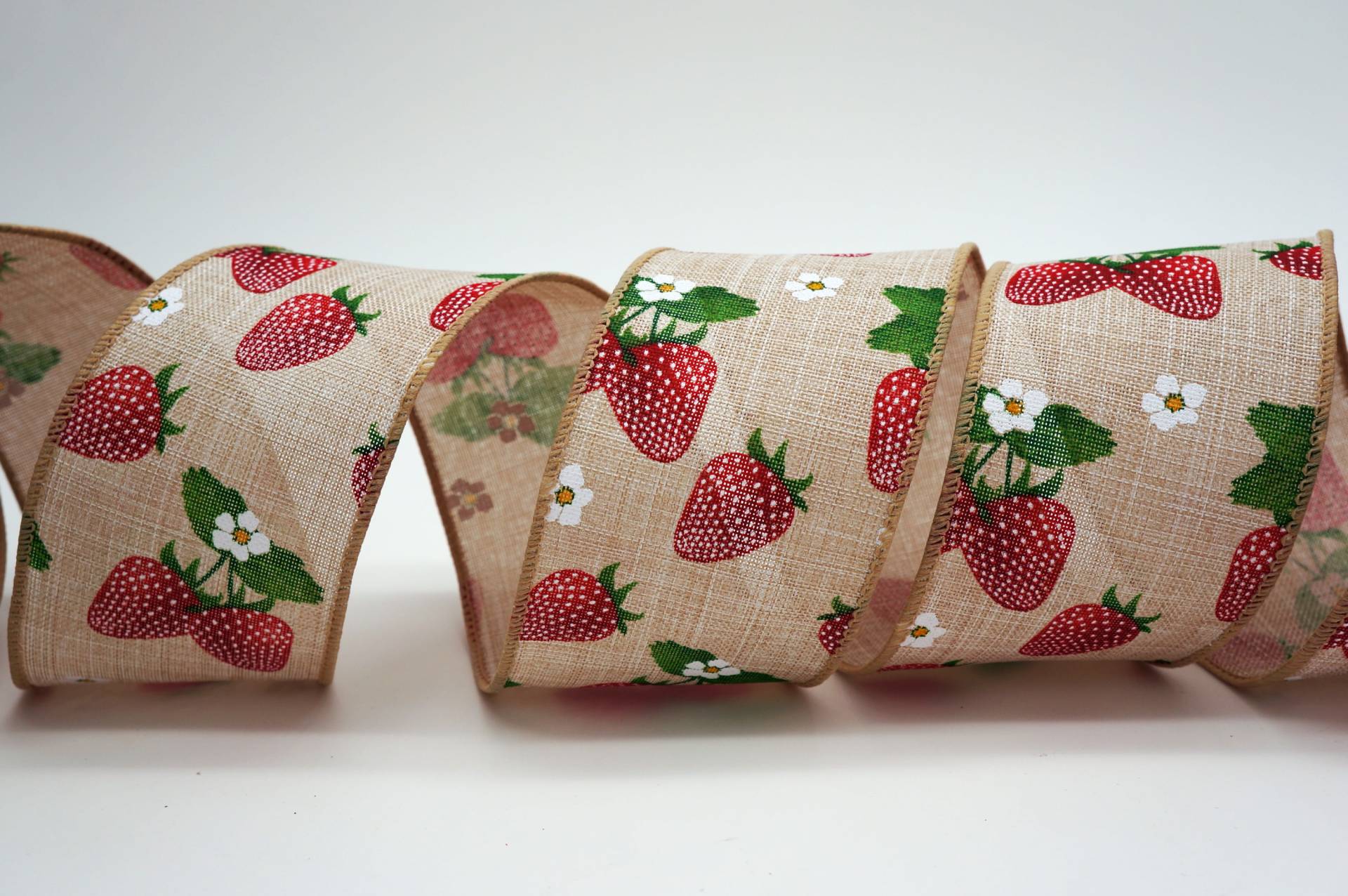 Strawberries Ribbon, Holiday Ribbons