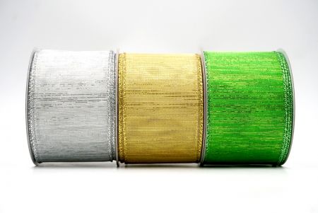 Metallic Sheer Wired Ribbon