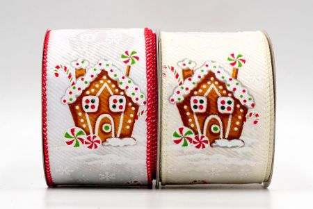 Ginger Bread House Wired Ribbon