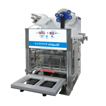Automatic tray sealer (Air-compressor) - Air-compressor Tray Sealer-Sealing Machine