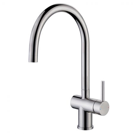 CARIS-Stainless Steel Kitchen Faucets - 食品級SUS304不鏽鋼廚房立式鵝頸龍頭。