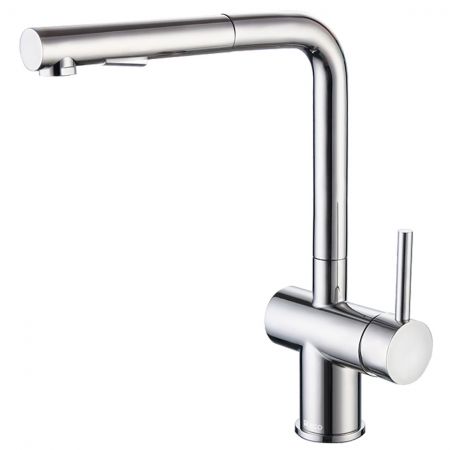 CARIS-Stainless Steel Pull-Down Kitchen Faucets - 下拉式不鏽鋼廚房龍頭。