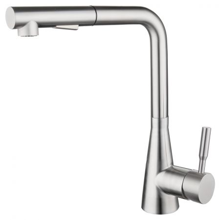 CINA-Stainless Steel Pull-Down Kitchen Faucets - 抽拉式不銹鋼廚房龍頭。