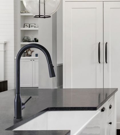3.Stainless Steel Pull-Down Kitchen Faucets