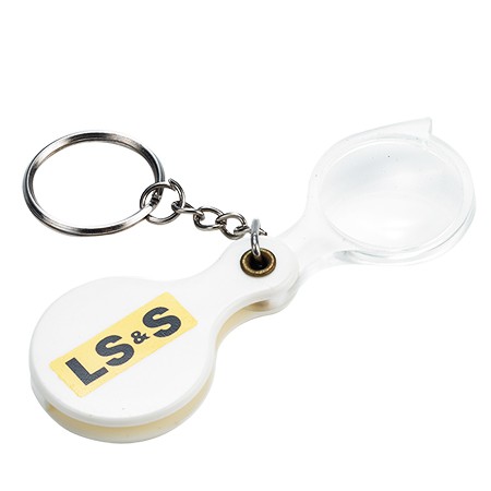 3X Folding magnifying glass with Keychain