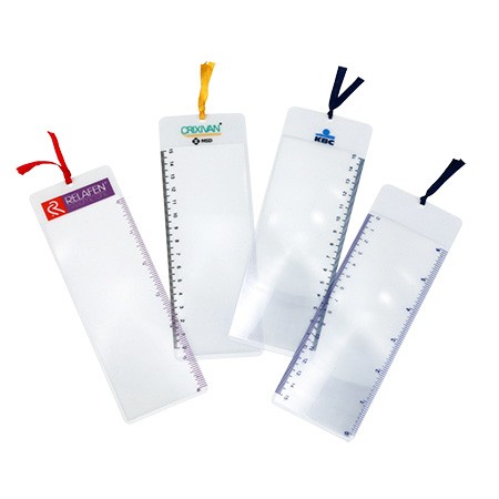 Bookmark Magnifier with Ruler and Tassel - 3X Bookmark Magnifier with Ruler and Tassel