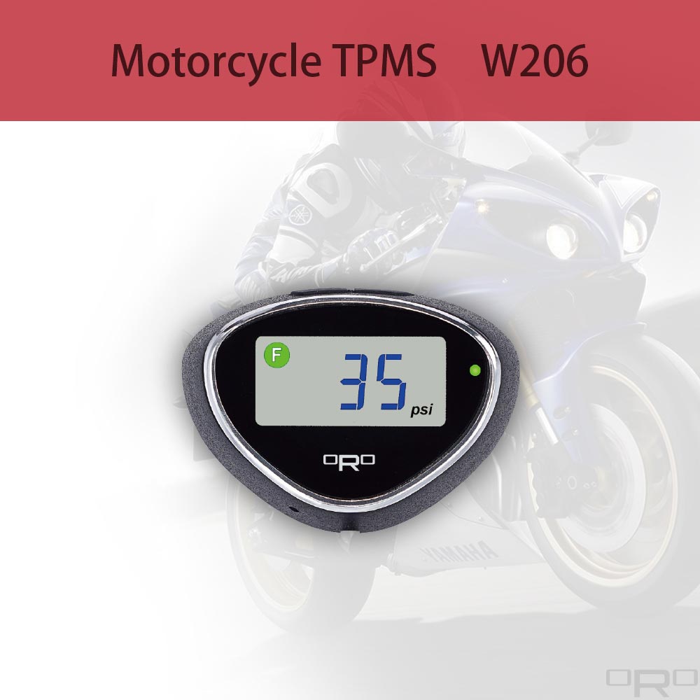 W206 Motorcycle Tire Pressure Monitoring Systems, reduce fuel consumption and provide a more safe riding condition.