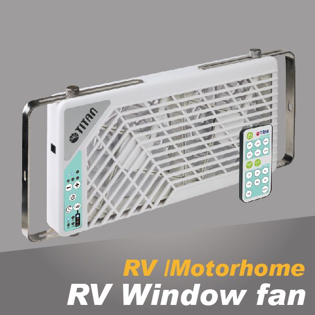 RV window cooling fan