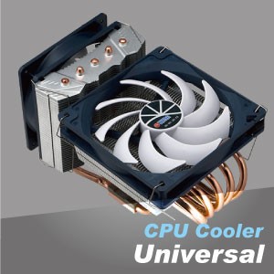 Universal CPU Cooler - CPU air cooler provide the high quality heating cooling resolution for your computer frozen.
