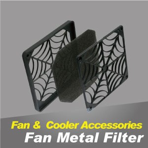 팬 필터 / 손가락 보호 그릴 - 금속 필터를 사용한 냉각 팬은 먼지를 방지하고 기기를 보호할 수 있습니다.