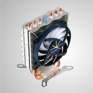 Refroidisseur universel pour CPU avec 3 tuyaux de chaleur DC et un ventilateur de 95 mm / Dragonfly 3 / TDP 130W