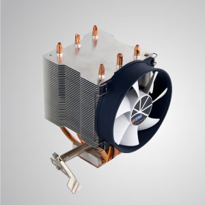 Enfriador de CPU AMD con ventilador de enfriamiento de 95 mm, aletas de enfriamiento y base de cobre / TDP 140W - Equipado con un ventilador de enfriamiento silencioso de 95 mm, aletas de soldadura y base de cobre, este enfriador de CPU es capaz de acelerar enormemente la transferencia de calor.