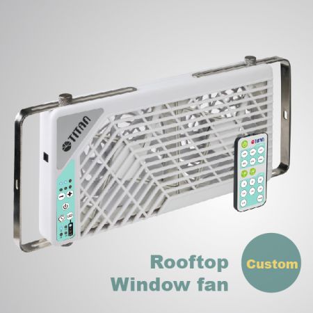 Custom RV Double Rooftop Window Ventilation RV fan