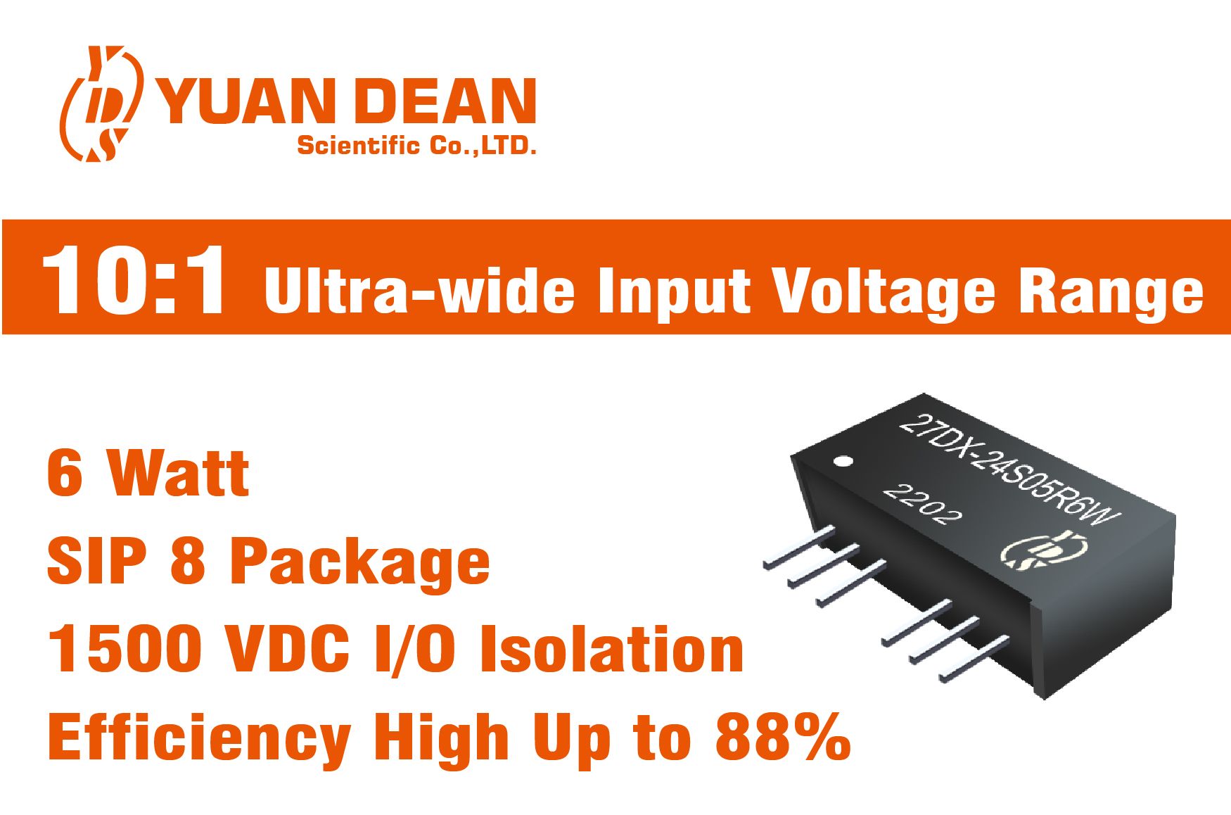 10:1 wide input voltage range DC-DC converter