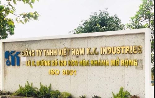 NEW FACTORY:
VIETNAM K.K INDUSTRIES CO.,LTD
Address:  Lot X, Road 11B, Hoa Khanh Open IP, Lien Chieu District, Da Nang City, Viet Nam