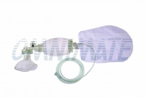 Silicone Ambu Bag + Air Cushion Mask#3 - 550ml