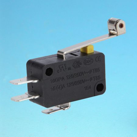 Miniature Micro Switches - long roller - Micro Switches (MS2-C*T1-D5)