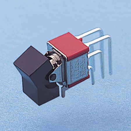 Miniature Rocker Switch Vert. right angle DP - Rocker Switches (R8011L/R8012L)