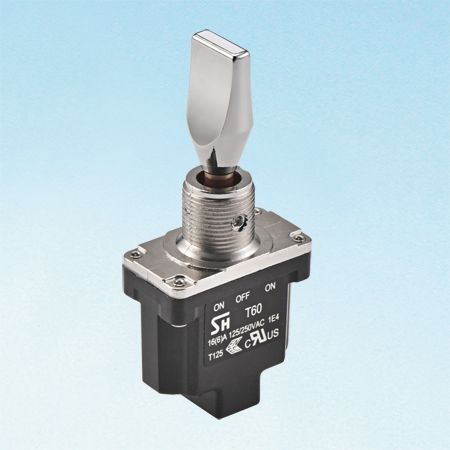 Industrial toggle switch ON-OFF-ON - Toggle Switches (T6014)