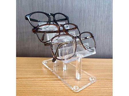 3 tier acrylic eyewear display rack