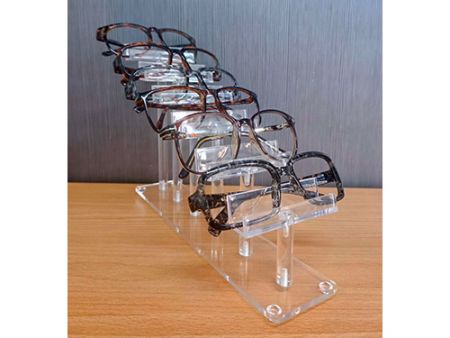6 tier acrylic eyeglasses frame stand display holder