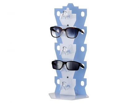 Acrylic eyewear sunglasses frame stand display rack