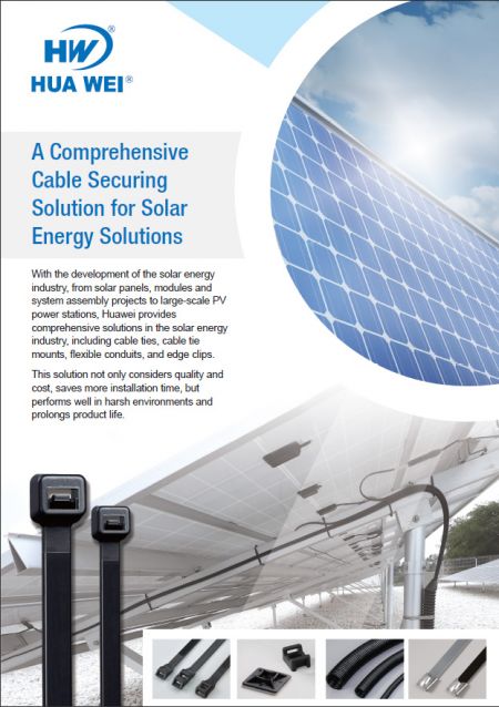 Kabelbevestigingsoplossing voor zonne-energie - Brochure