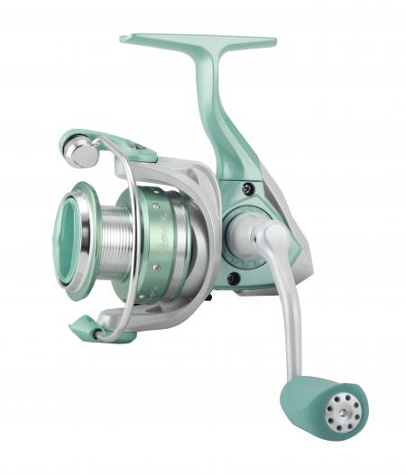 L'amour Spinning Reel embellished with 13 crystals from Swarovski.