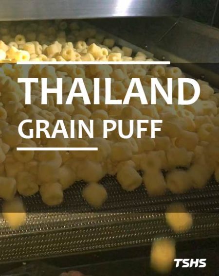 Roasted Puffed Food Production line-CIP cleaning system (Thailand) - THAILAND- GRAIN PUFF