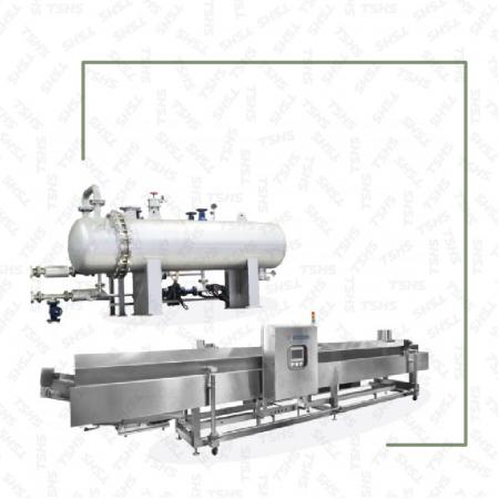 Continuous Fryer-Steam Convection Oil Heating System