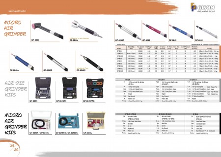 GISON Micro Air Grinder, Air Die Grinder Kits, Micro Air Grinder Kits