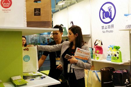 Tienyih a attiré des clients étrangers lors du Salon international de l'alimentation de Taipei.