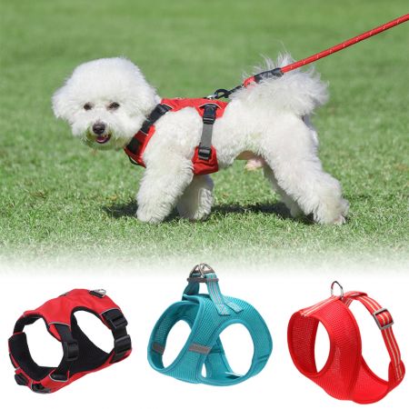 Wholesale Reflective Mesh Dog Harness