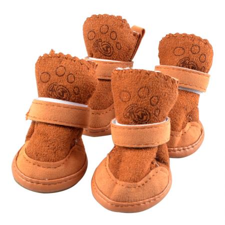 Pet Paw Protector - Wholesale Suede Dog Boots with Velcro