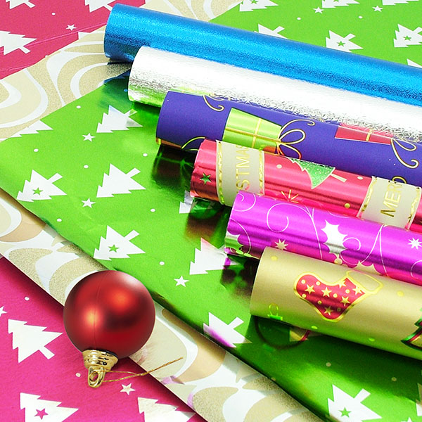 All kinds of custom gift wrapping paper for Christmas, kids, children, birthday and everyday presents packaging directly from factory