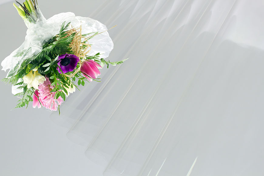 Clear Cellophane BOPP Flower Wrapping in Roll & Sheet