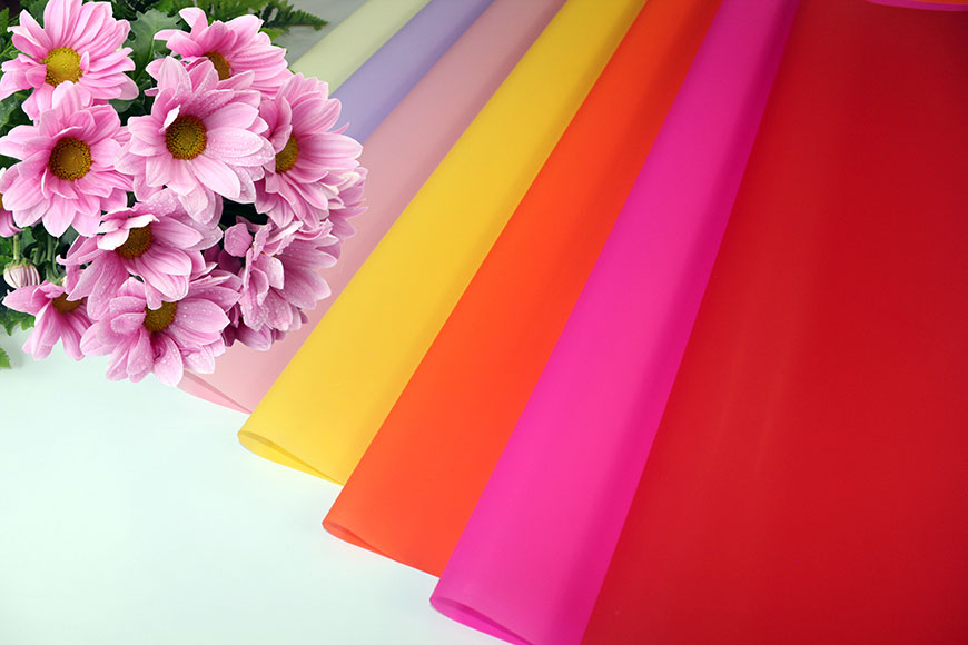 Opaque Color Printed Cellophane BOPP Flower Wrap in Roll & Sheet