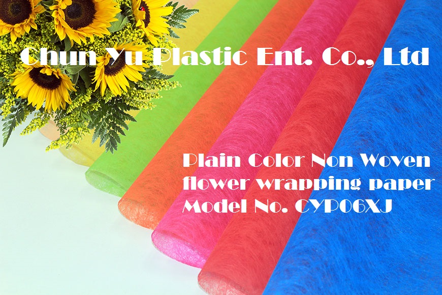 Plain Color Non Woven Flower Wrapping in Rolls and Sheets