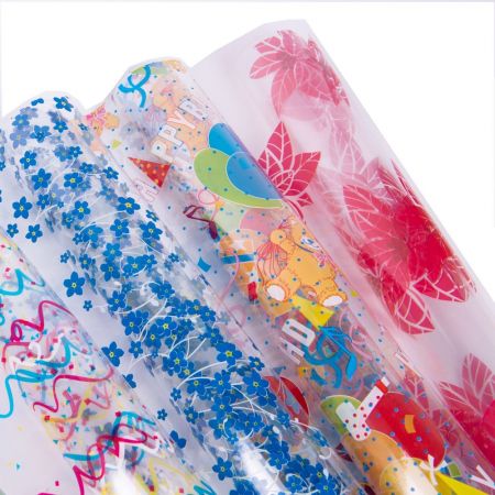 Printed waterproof wrapping paper for flower (BOPP Cellophane)
