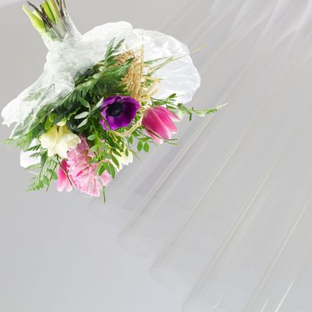 Transparent Bopp cellophane for flower wrapping