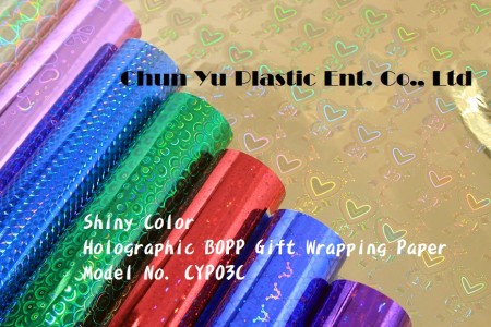 Metallic Paper With Color Printed Gift Wrapping Paper (Metallized Paper)