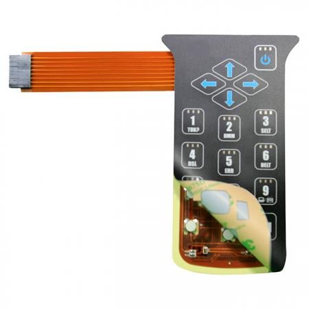 FPC Membrane waterproof frame - FPC assembled with membrane switch.