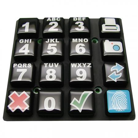 لوحة مفاتيح من المطاط السيليكوني للتحكم في الأجهزة - لوحة مفاتيح من المطاط السيليكوني
