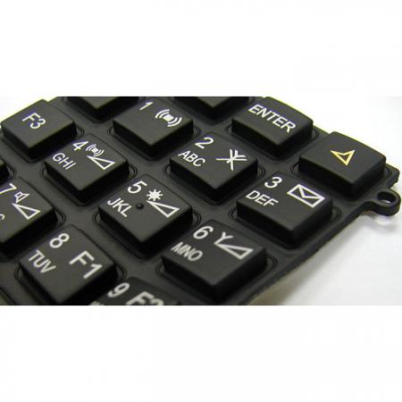 Silikonová gumová klávesnice s povrchovou úpravou PU - Silikonová gumová klávesnice s povrchovou úpravou PU