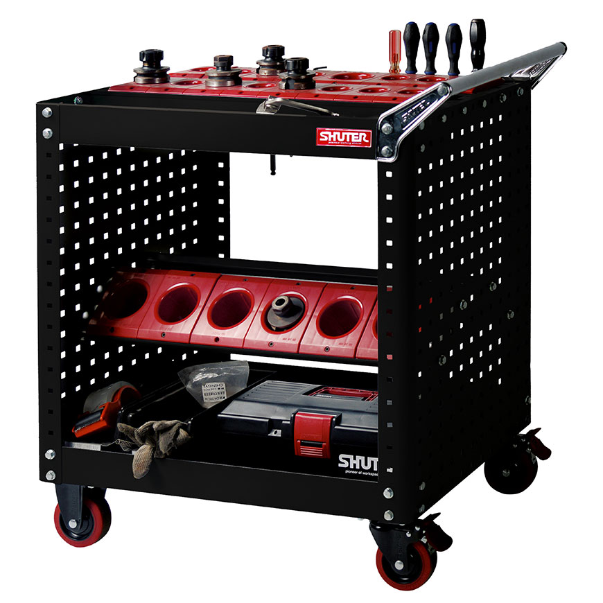 Looking for a product for your CNC bits and tools? Look no further than this durable, multi-use CNC tool cart.