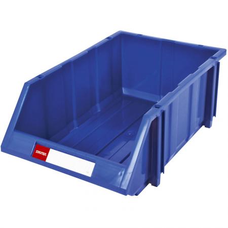 16L Classic Series Stacking, Nesting & Hanging Bin for Parts Storage