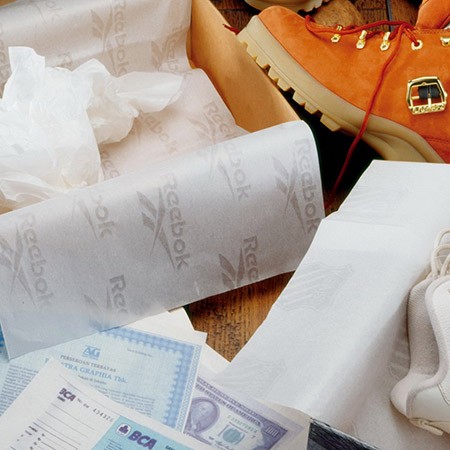 کاغذ آب‌نما - کاغذ نشان آب برای اسناد، کفش و بسته بندی لباس
