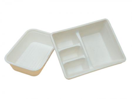 木薯粉生物分解餐盒 - 木薯粉餐盒、环保餐盒、外带餐盒、生物分解餐盒。